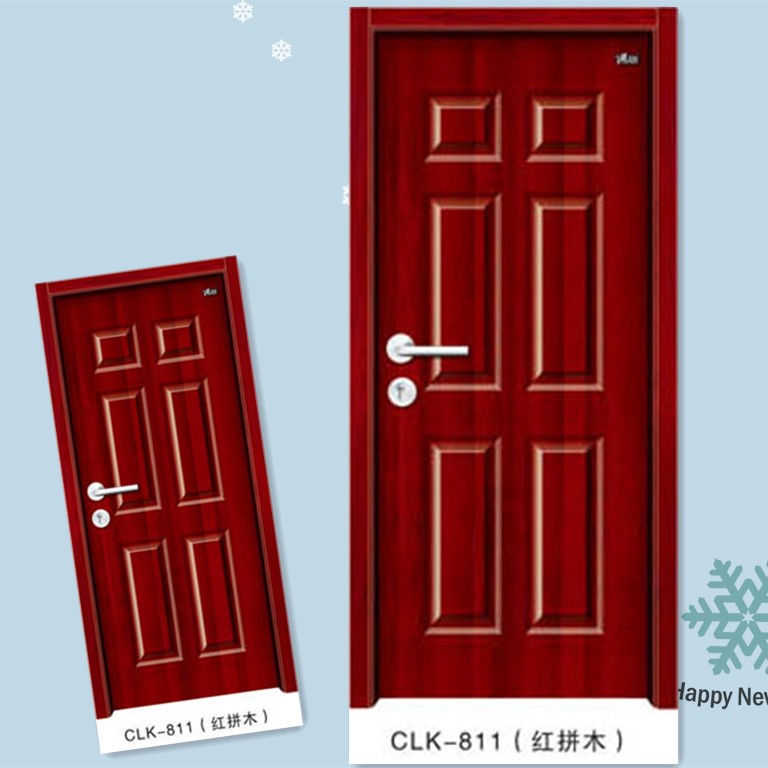 门业图片-环保强化室内门诚灵凯室内环保木门系列CLK-811图片